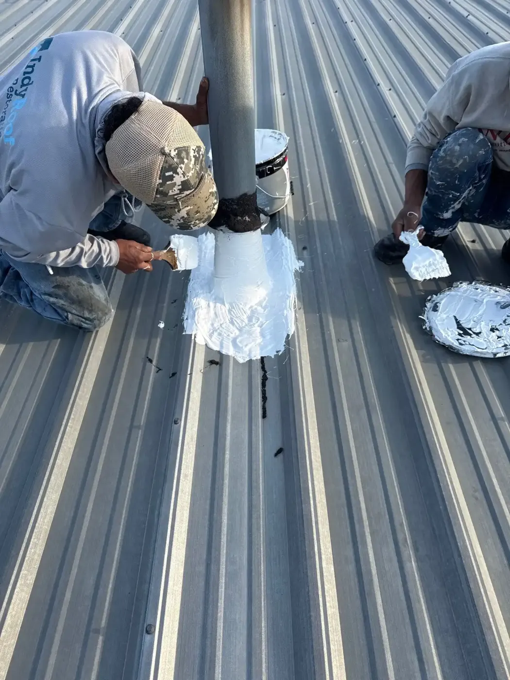 Flashing and seam work in Frankfort