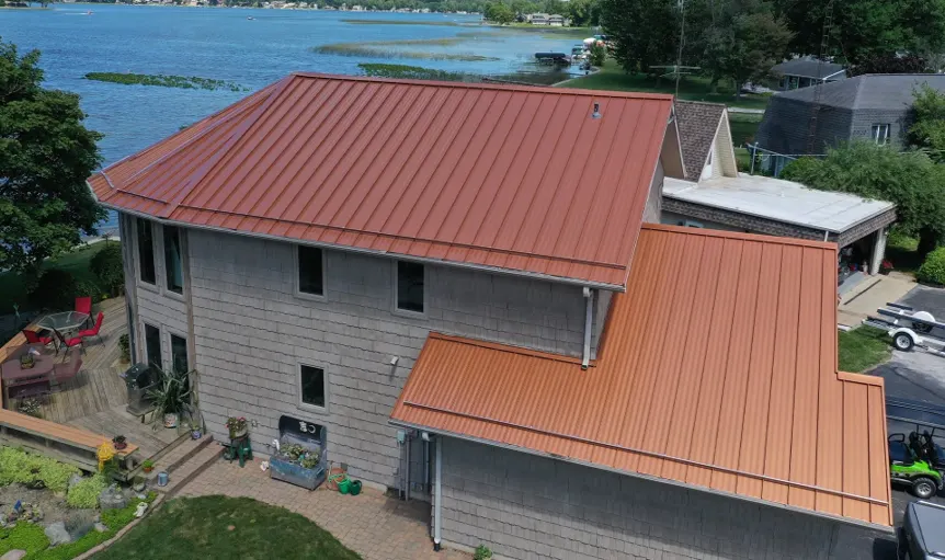 Tarping and dry-in on a Frankfort commercial roof