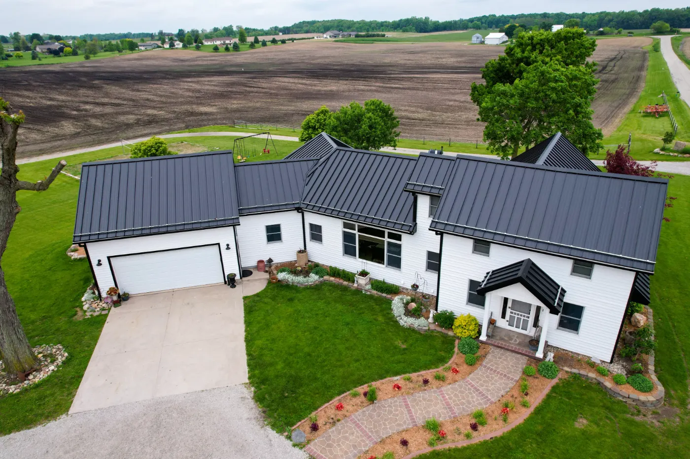 Commercial roof inspection documented in Frankfort
